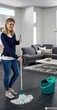 Набор для уборки Leifheit Classic Mop Ведро с шваброй (56792) - изображение 4
