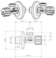 Кран вентильний Albertoni 1/2"x1/2" для сантехприладів 8023017030145 - зображення 3