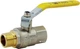Кран кульовий FADO New Gas PN40 15 1/2'' НВ з ручкою, GR11 - зображення 1