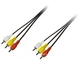 Кабель Piko 3xRCA M - 3xRCA M 1.5m (1283126473951) - изображение 1