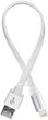 Кабель ColorWay USB – Lightning 0.25 м White (CW-CBUM-LM25W) - изображение 1