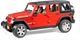 Игрушка Bruder Джип Wrangler Unlimited Rubicon М1:16 (02525 Красный) - изображение 3