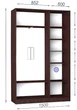 Шафа купе Luxe Studio Стандарт-1 Фотодрук Музика-1 1500x2000x450 дводверний (10187) - зображення 2
