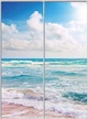 Шкаф купе Luxe Studio Стандарт-1 Фотопечать Море-1 1000x2100x450 двухдверный (12075) - изображение 1