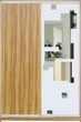 Шкаф купе Luxe Studio Стандарт-2 ДСП/Зеркало с Пескоструем-1 1000x2100x450 двухдверный (83691) - изображение 1