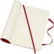 Записная книга Moleskine Classic 9 x 14 см 192 страницы в линейку Красная Мягкая обложка (8055002854597) - изображение 5