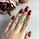 Серебряные серьги с натуральным изумрудом 1.55ct (2027485) - изображение 2