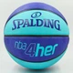 М'яч баскетбольний SPALDING гумовий №6 NBA 4Her STW-RST12-R-83311Z - зображення 1