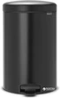 Ведро для мусора Brabantia Pedal Bin 20 л Matt Black (114106) - изображение 1