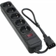 Мережевий фільтр живлення Patron 0.5 m3*1mm2 (SP-1052U) 5 розеток BLACK (EXT-PN-SP-1052U) - зображення 1