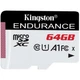 Карта памяти Kingston 64GB microSDXC class 10 UHS-I U1 A1 High Endurance (SDCE/64GB) - изображение 1