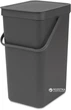 Ведро для мусора Brabantia Sort&Go 16 л Grey (109966) - изображение 1