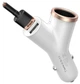Автомобильное зарядное устройство Baseus Y-Type USB + Cigarette Lighter Extended 3.4A 2USB white - изображение 2