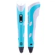 3D ручка PEN-2 c LCD дисплеем и набором пластика Синяя - изображение 4