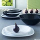 Тарелка суповая Luminarc Carine Black квадратная 21 см (L9818_1) - изображение 2