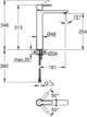 Смеситель для раковины GROHE Lineare XL-Size 23405001 - изображение 12