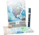 Скретч мапа Північної Америки My Map North America edition blue в тубусі, мапа подорожей 47*68 см - зображення 1