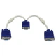 Коммутатор VGA - 2 VGA, 3+6, разветвитель, сплиттер, с ферритами - изображение 2