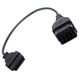 Переходник с OBD2 16pin мама на GAZ ГАЗ 12pin папа - изображение 2