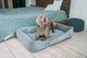 Лежак для собак Harley and Cho Dreamer 60х45 см с бортами Grey Velvet (3102656) - изображение 7