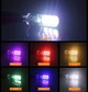 Автомобильные светодиодные габариты с пультом RGB T10 (2 шт) - изображение 2