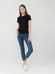 Футболка хлопковая женская Sol's Regent Women 01825309 M Черная - изображение 3