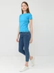 Футболка хлопковая женская Sol's Regent Women 01825321 L Синяя - изображение 3