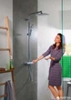Душова система з термостатом HANSGROHE Crometta E 240 1jet Showerpipe 27271000 - зображення 2