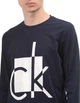 Лонгслів чоловічий Calvin Klein Jeans 9364.3 S (44) Синій - зображення 4