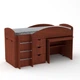 Кровать чердак Компанит Универсал яблоня - изображение 1