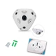 Панорамная камера видеонаблюдения потолочная MicroSD VR360 IPC CAMERA UKC 1317VR WIFI (gr_005789) - изображение 7