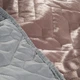Покрывало Design Стеганое Luiz M&M 6525 170x210 см Розовое, Серое (5900811886525) - изображение 3