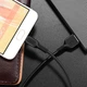 Кабель HOCO X20 USB to Micro 2A, 3m, PVC, TPE connectors, Black - зображення 7