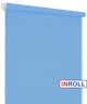 Ролета тканевая INROLL Есо-Mini 90х185 см Camila Синий A621 - изображение 3
