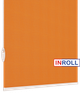 Ролета тканевая INROLL Есо-Mini 52,5х185 см Camila Морковный A618 - изображение 4