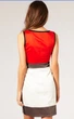 Платье Karen Millen XL белое с красным KM70336 - изображение 3