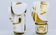 Перчатки для бокса и единоборств Venum Heroe PU 8352 White-Gold 12 унций - изображение 2
