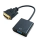 Адаптер DVI-D Dual Link (Male)-VGA (Female), 0.15 m Extradigital - изображение 1