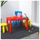 Табурет детский IKEA MAMMUT для дома и улицы желтый 203.823.24 - изображение 2