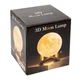 Ночник 3D Magic Moon Light Touch Control Луна Белая 13 см настольный - изображение 8
