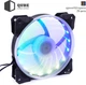 Вентилятор QUBE RGB Rainbow Chamelion 256C 120 мм 18 LED (QB-CHAMELION-120-18) - изображение 2