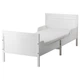 Каркас дитячого ліжка IKEA (ІКЕА) SUNDVIK рейкове дно білий (490.460.68) - зображення 1