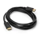 Кабель мультимедійний DisplayPort M to DisplayPort M 3.0m Vinga (VCPDPMM3BK) - зображення 3