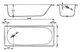 Ванна сталева BLB 150х70EN (B50E2200S) (S30001057000000) - зображення 6