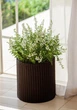 Горшок для цветов Keter 7 л. Cylinder Planter Small, коричневый - изображение 2