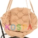 Подвесное Кресло качеля-гамак с подставкой 180 см Kospa Lounge Ligth+ Бежевая (LLP02) - изображение 3