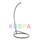 Подвесное Кресло качеля-гамак с подставкой 180 см Kospa Lounge Ligth+ Бежевая (LLP02) - изображение 7