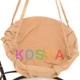 Подвесное Кресло качеля-гамак с подставкой 180 см Kospa Lounge Ligth+ Бежевая (LLP02) - изображение 4