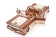Механический деревянный 3D пазл Ugears Кабриолет мечты VM-05 из фанеры (70073) - изображение 1