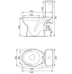 Унитаз-компакт CERSANIT Mito 373 MITO GREY 010 с бачком и сиденьем полипропилен TK002-005 - изображение 2
